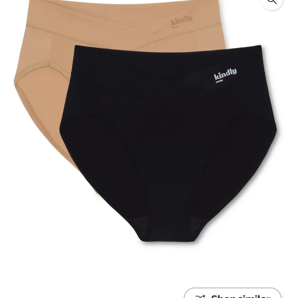 Kindly Women's High-Waist Briefs - Black & Tan